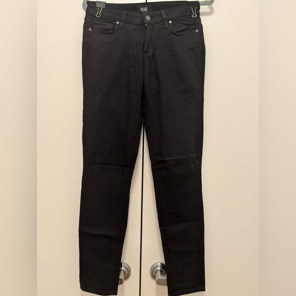 PAIGE Women's Black Skinny Jeans
